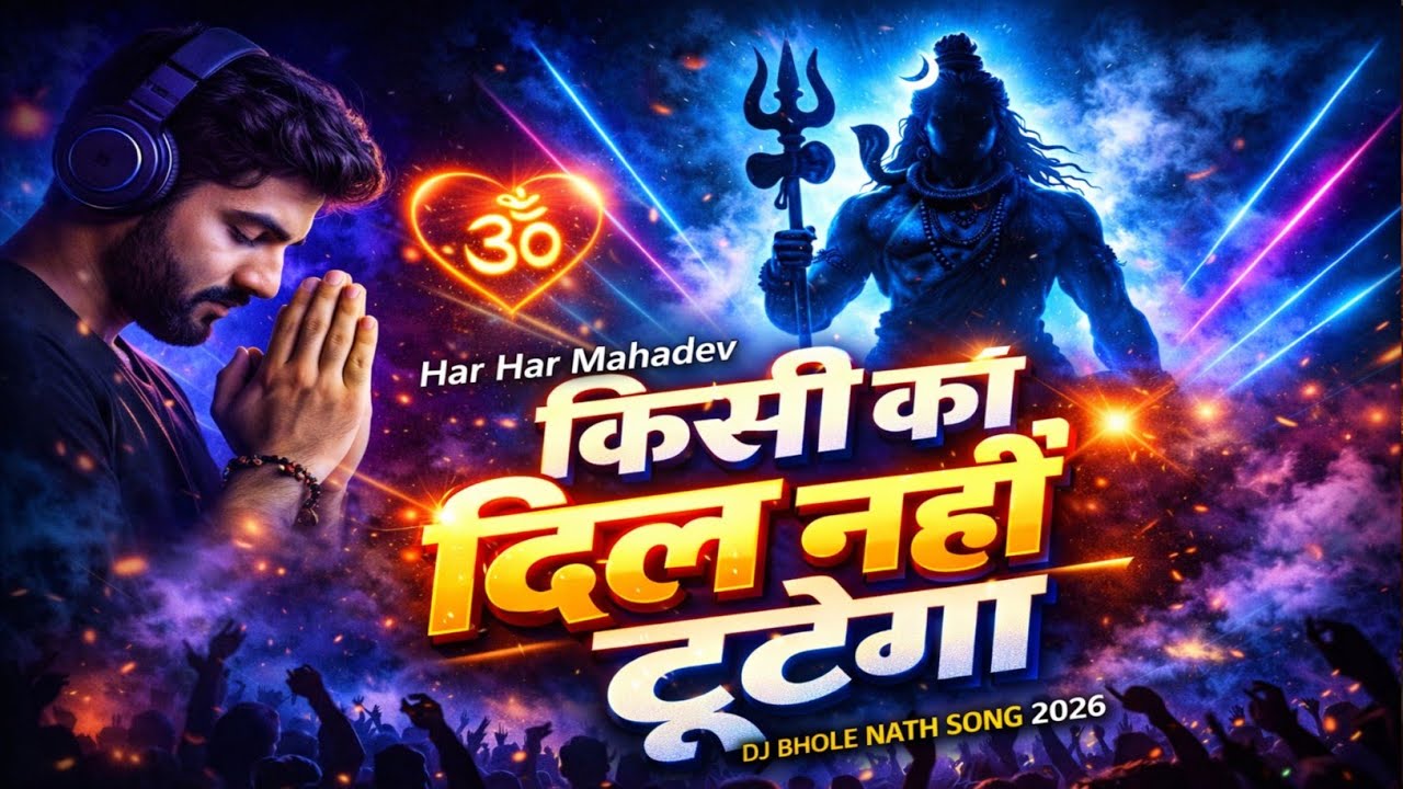 किसी का दिल नहीं टूटेगा | DJ Bhole Nath Song 2026 | Har Har Mahadev 🔱