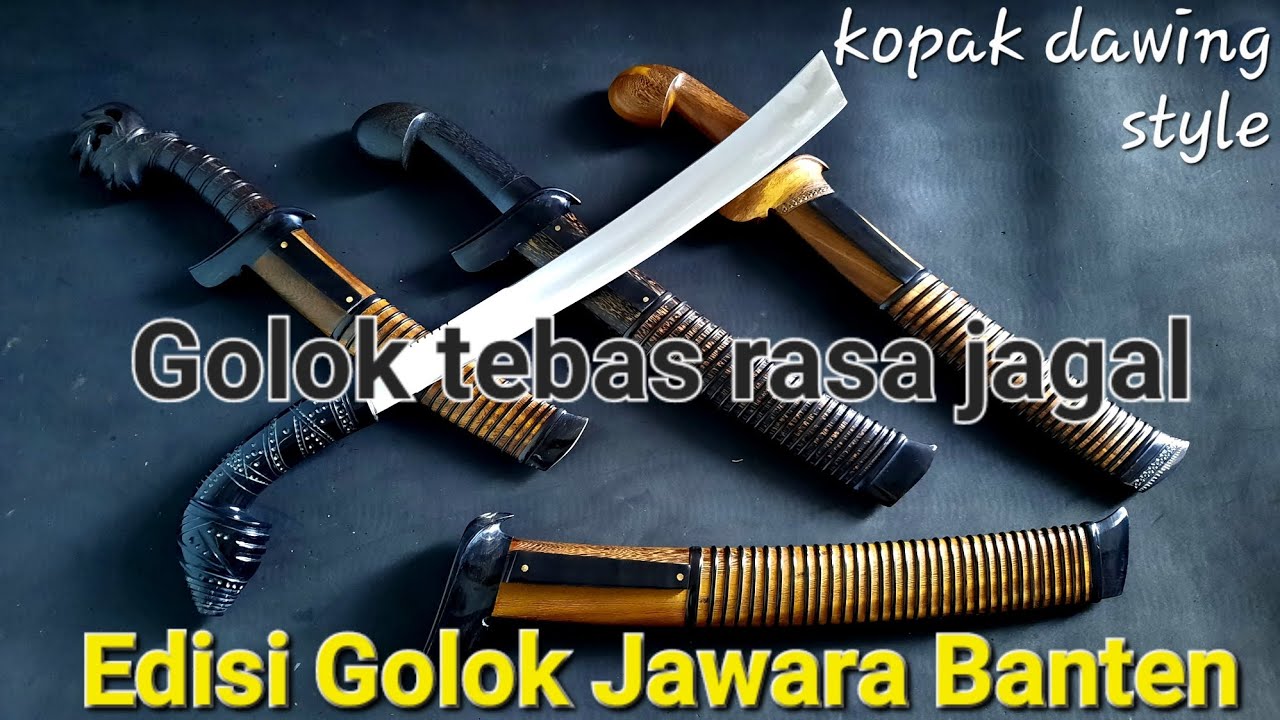 Golok Kopak Rawing [Kopak Dawing] 25, 30, 40 cm || Golok Multifungsi