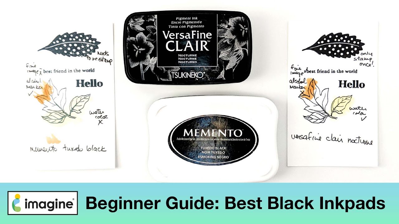 2 Must Have Black Inks for Papercrafters