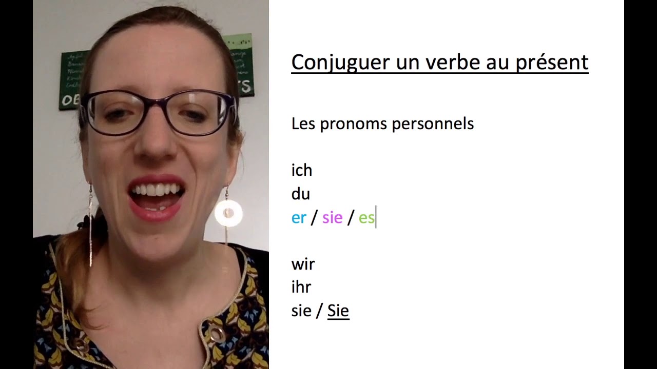 🇩🇪 Conjuguer un verbe au pr&eacute;sent en ALLEMAND