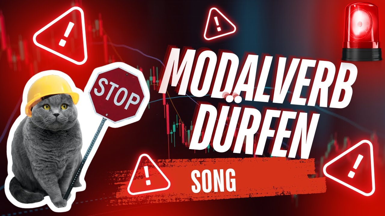 Modalverb D&Uuml;RFEN Song | German modal verb song d&uuml;rfen [to be allowed to]