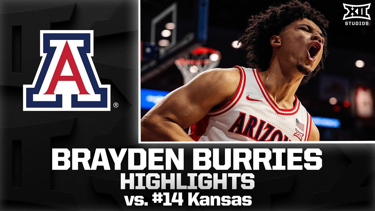 Brayden Burries Highlights vs. #14 Kansas | Big 12 Basketball
