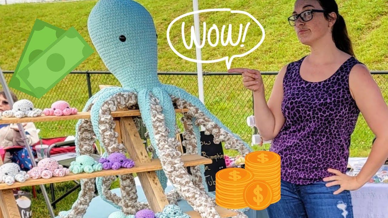 Craft Show Market Sale - Selling Amigurumi and Crochet Items