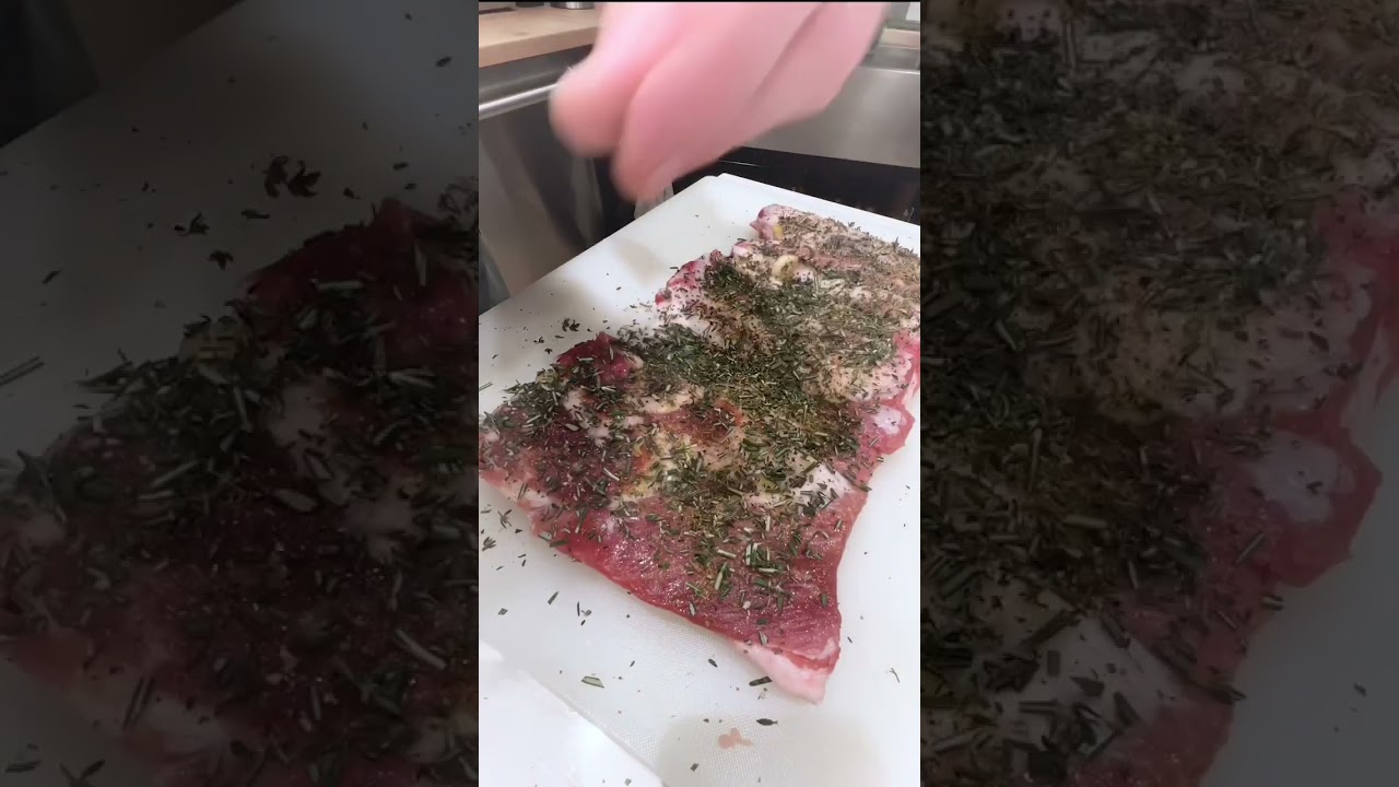 Porchetta in 15 seconds. #food #cooking #porchetta