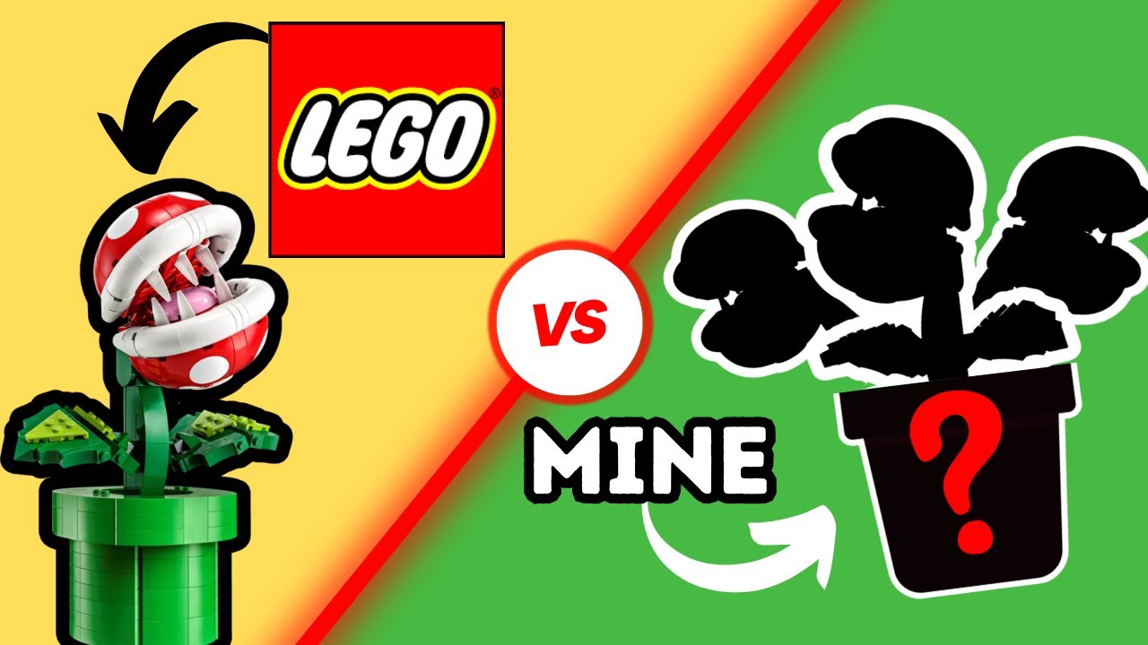 I UPGRADED The LEGO SUPER MARIO Piranha Plant!
