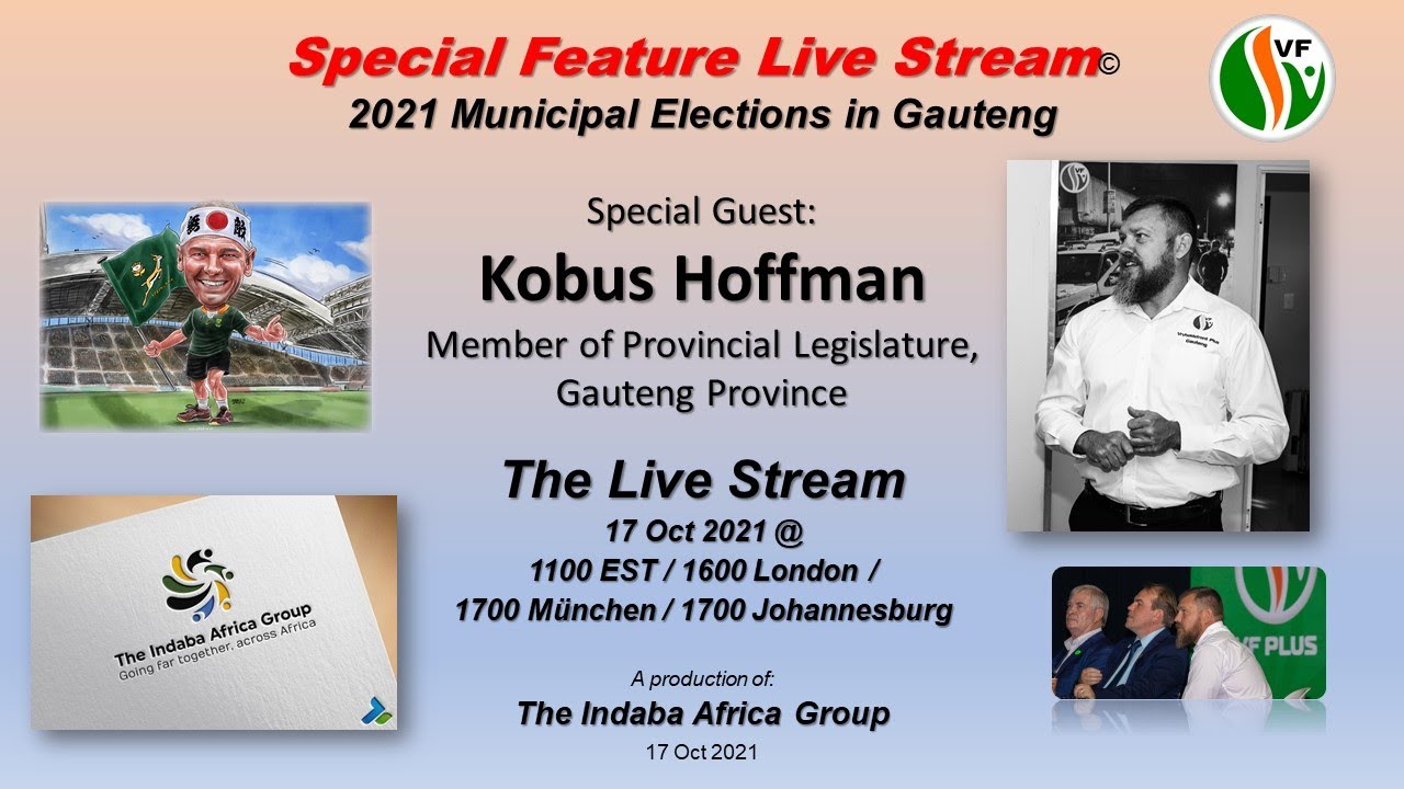 Special Feature Live Stream with MPL for Gauteng Kobus Hoffman (FF+) | 17 Oct 2021
