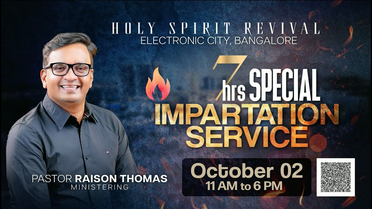 HOLY SPIRIT REVIVAL 🕊️ | 🔥 7 hrs of Special IMPARTATION SERVICE 🔥 | Pr. Raison Thomas 🔥