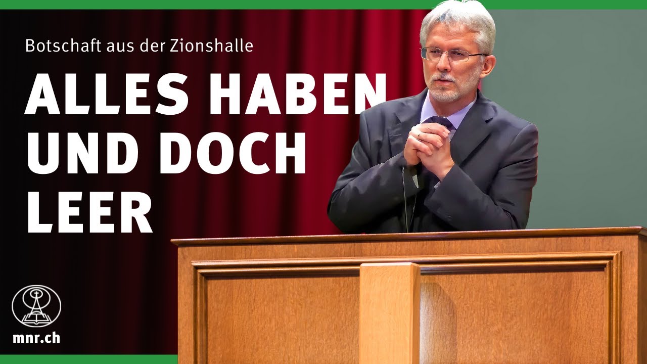 Alles haben und doch leer? | Stephan Beitze