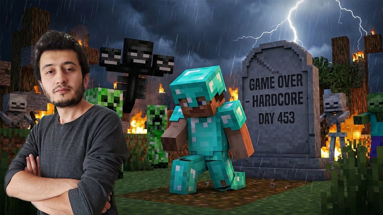 Minecraft Hard Core 0-100 Gün Hayatta Kalma