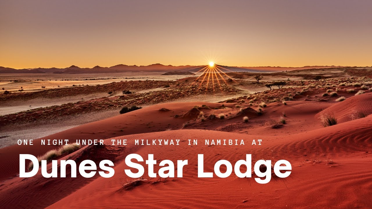 Schlafen unter Sternenhimmel: Namib Dunes Star Camp Namibia [4K]