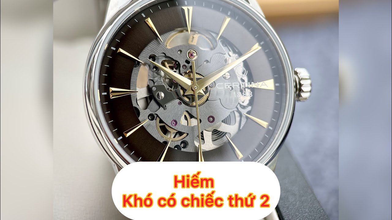 [Hiếm Thật ]Trên Tay Đồng hồ Cetina Skeleton C209.907.16.08100 Khó Có chiếc Thứ 2 |Zalo:05.6844.6844
