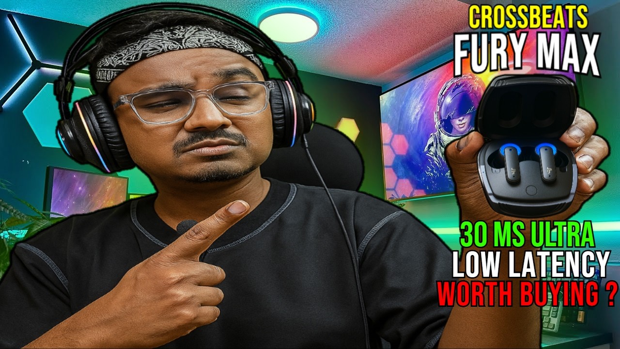 Crossbeats Fury Max Gaming TWS | 30 MS Ultra Low Latency | Best Gaming TWS Under 2500 ?