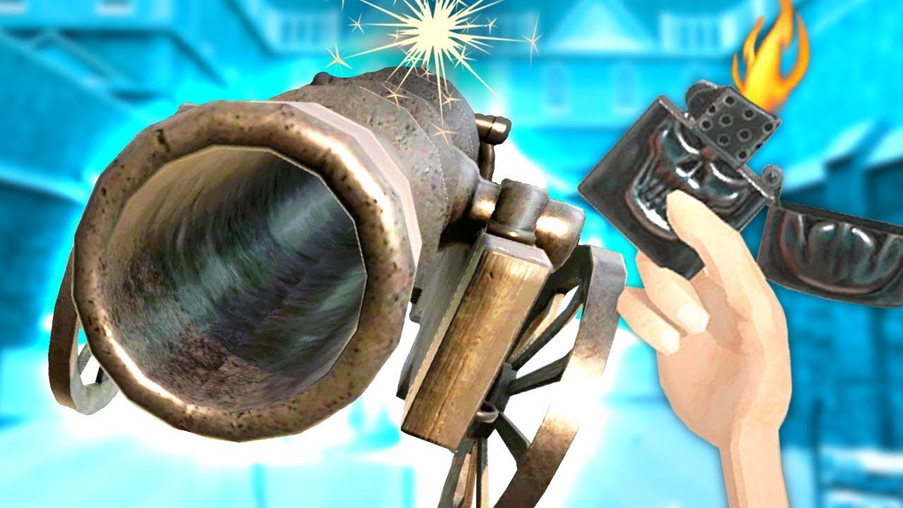 FIRING MASSIVE CANNON INDOORS in Hotel RnR VR