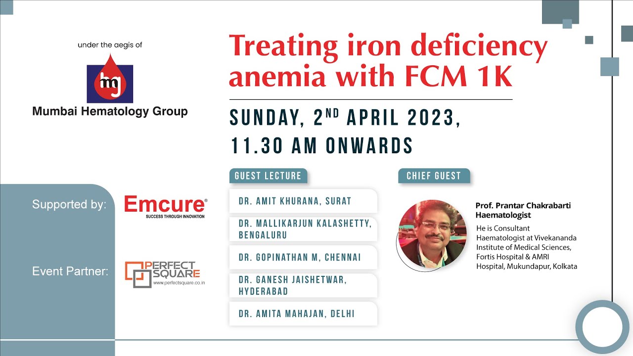 Treating iron deficiency anemia with FCM 1K