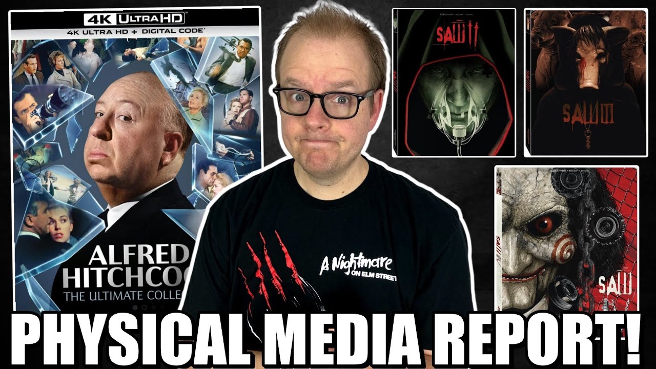 Hitchcock COMPLETE 4K Collection And The SAW Sequels On 4K! | The Physical MEDIA Report #278