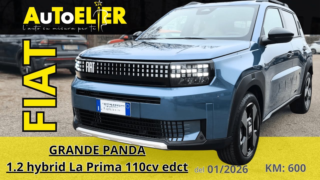 FIAT Grande Panda 1.2 hybrid La Prima 110cv edct del 2026!!