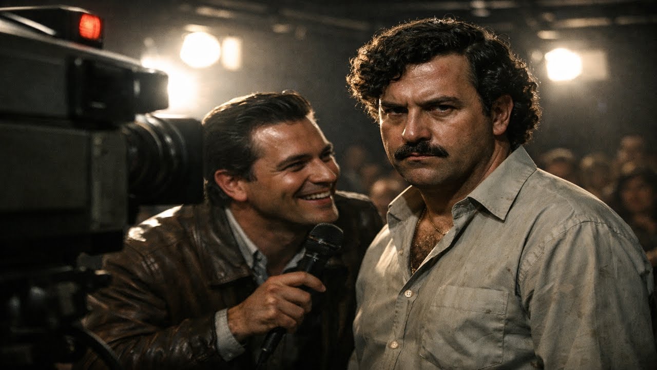 “¡Bésame frente a la cámara!” se burló el REPORTERO DE TV de Pablo Escobar… y todo salió mal.