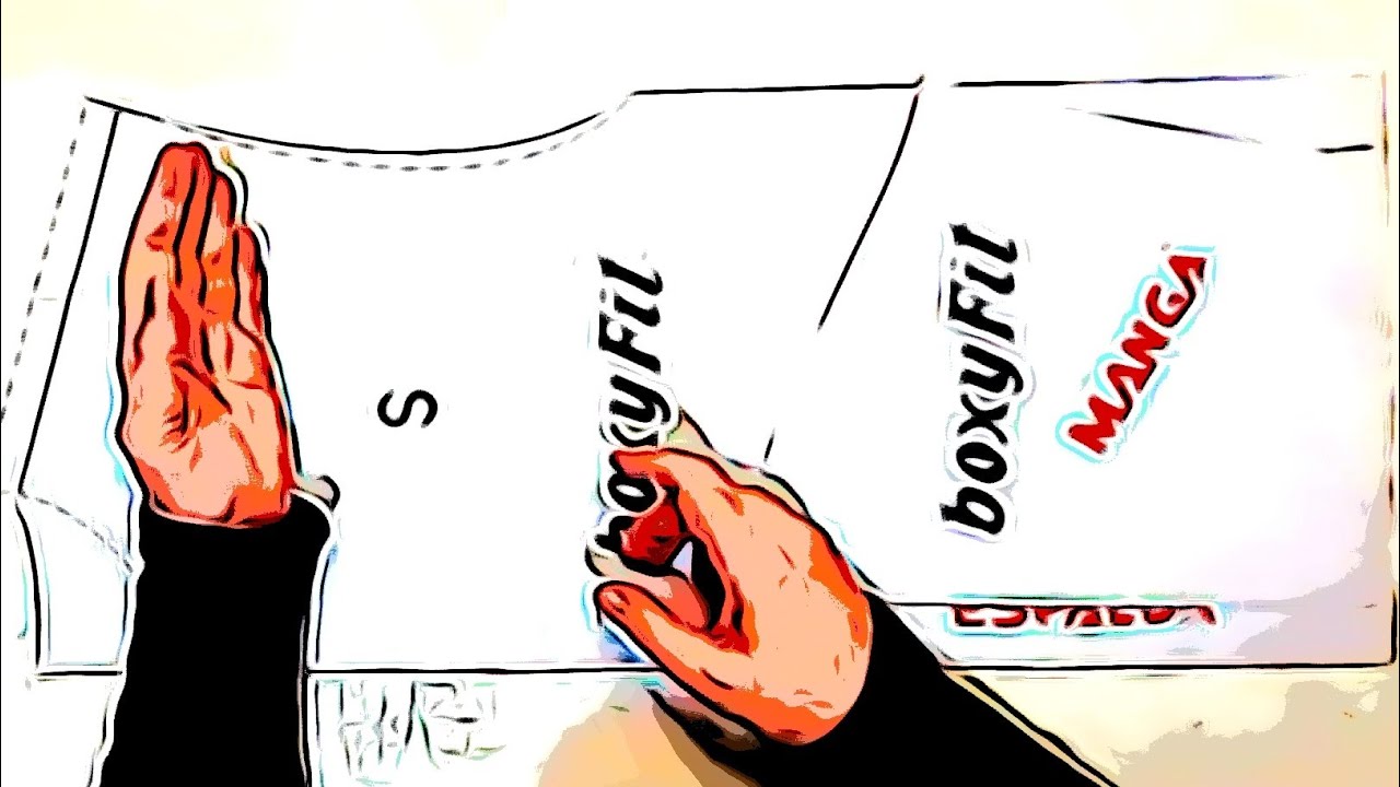 PATRON DE REMERA BOXY FIT