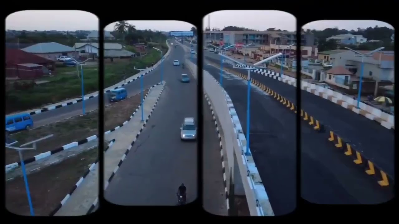 The New Okefia Flyover in Osogbo,  Osun