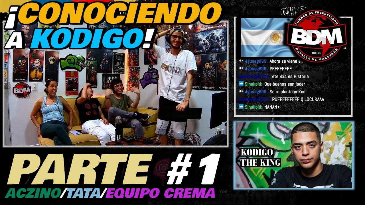 🤯COLOMBIANOS REACCIONAN a KODIGO vs ACZINO, FREESTYLE con TATA y EQUIPO CREMA [ESPECIAL KODIGO P.1]🔥