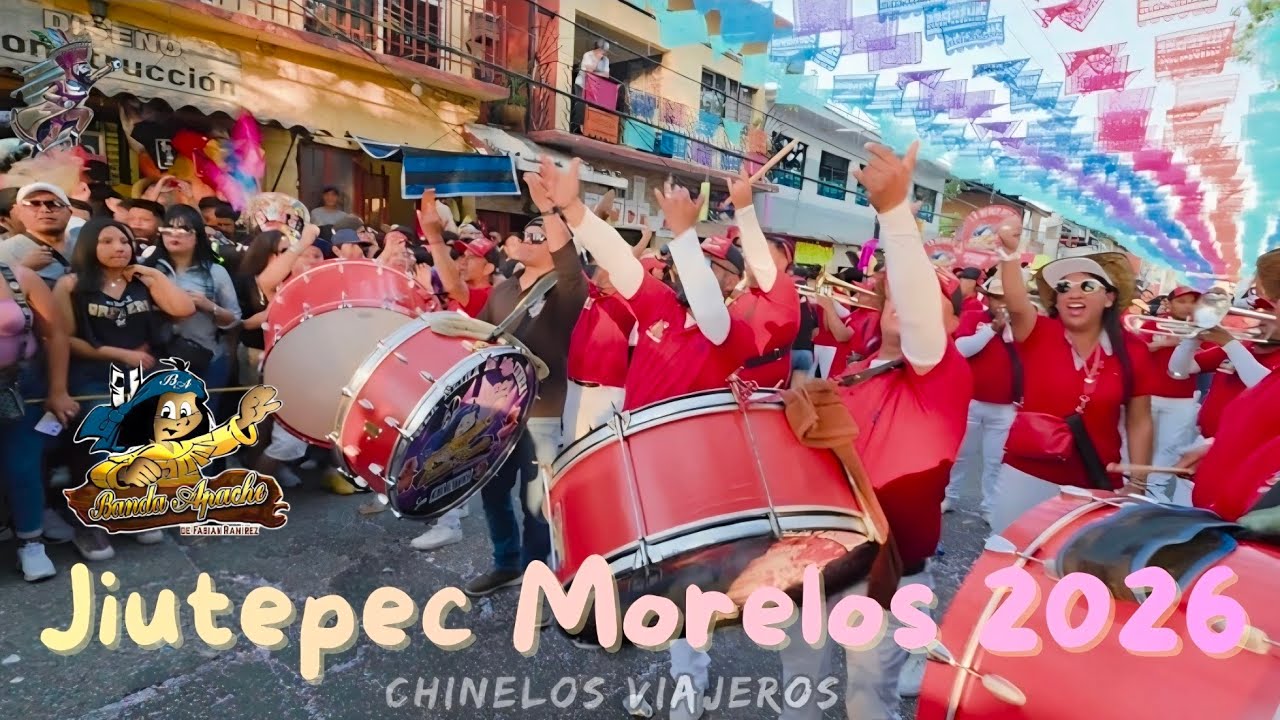 Carnaval de Jiutepec Morelos 2026 - Banda Apache De Fabian Ramirez 
