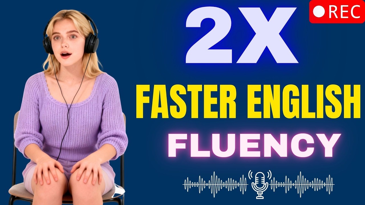 Learn English 2x Faster – Daily Listening & Speaking Practice for Fluency