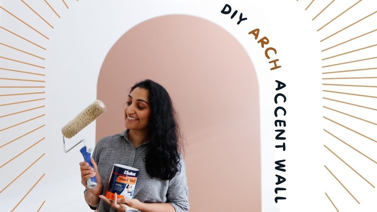 Painted Arch Accent Wall » Easy + Budget Friendly Feature Wall DIY