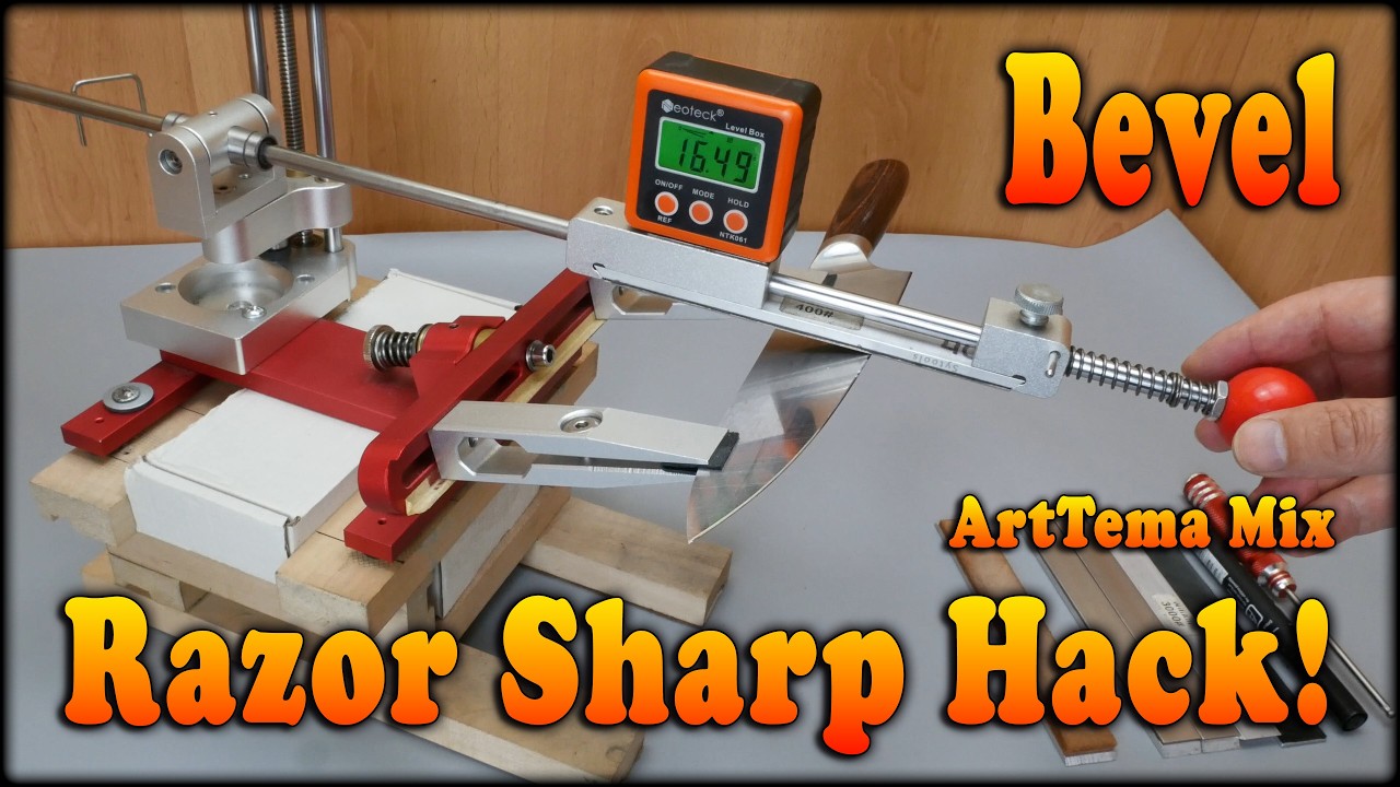 Knife Sharpening ▶︎ Micro Bevel Saves the Edge ► Razor Sharp Knife FAST with Just 2 Diamond Stones
