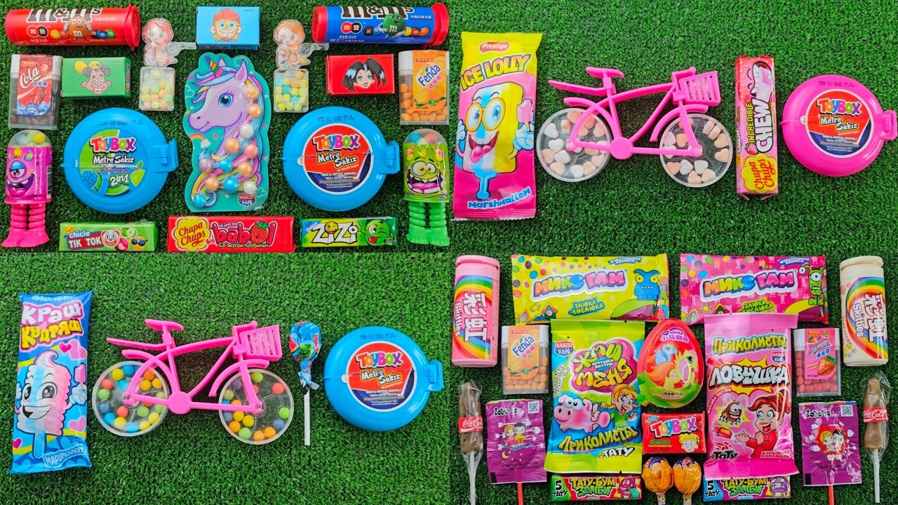 Satisfying ASMR Sweet Rainbow Candy Unboxing and Unpacking Collection