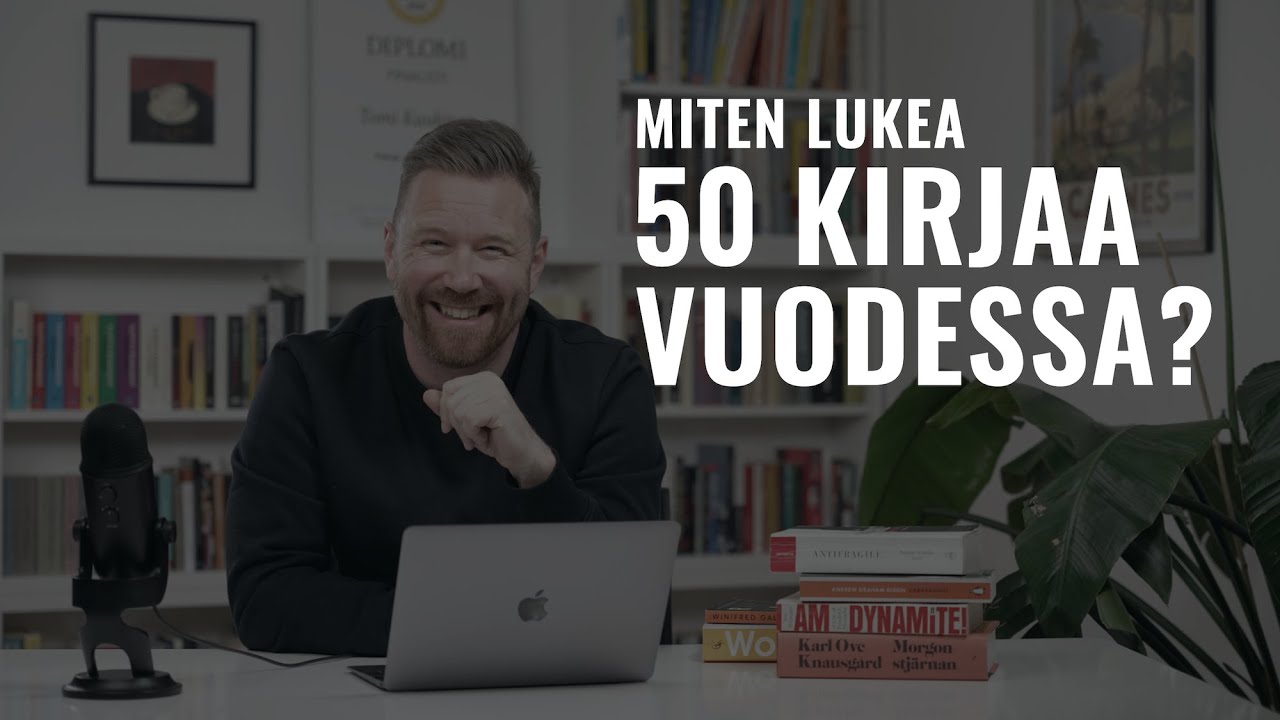 Miten lukea 50 kirjaa vuodessa?