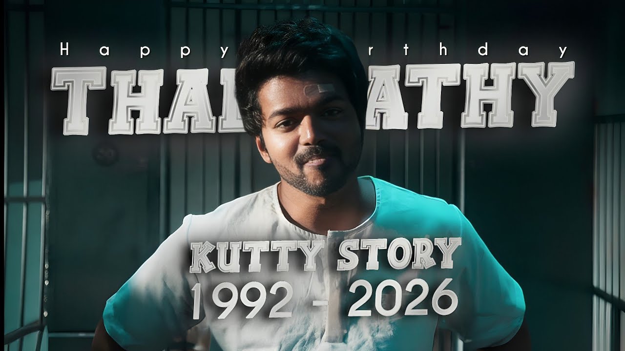 Thalapathy 50th Bday spl Tribute video 2024 | kutty story |  bfx studio