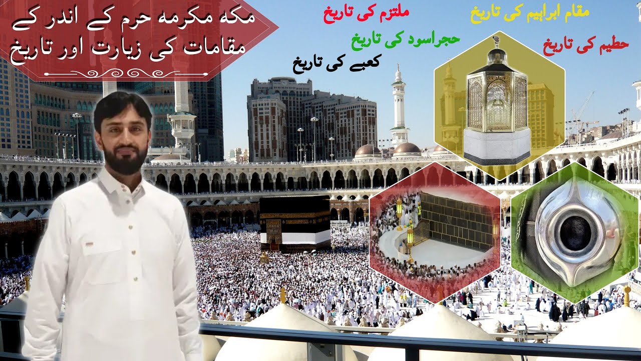 Ziyarat locations inside Makkah Haram | مکّہ مکرّمہ حرم کے اندر کے مقامات کی زیارت