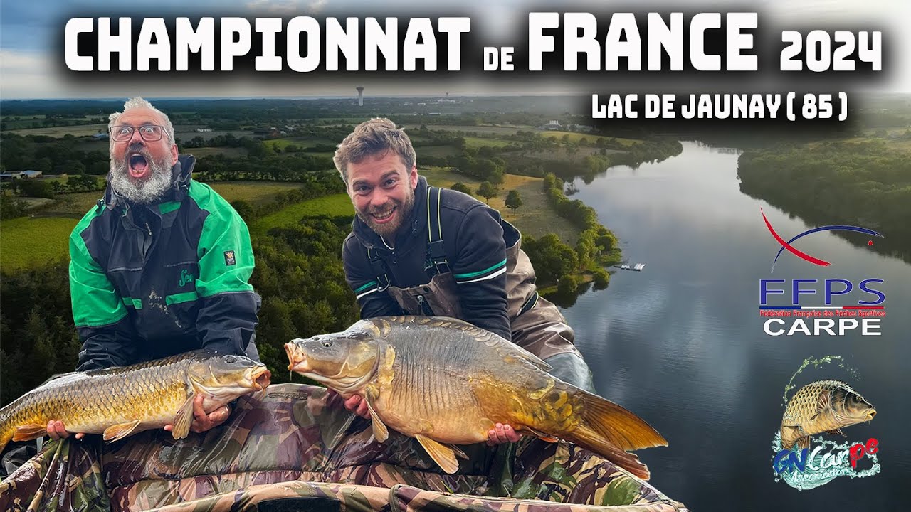Pêche de la Carpe - Championnats de France 1ère division 2024 - Lac de Jaunay 85