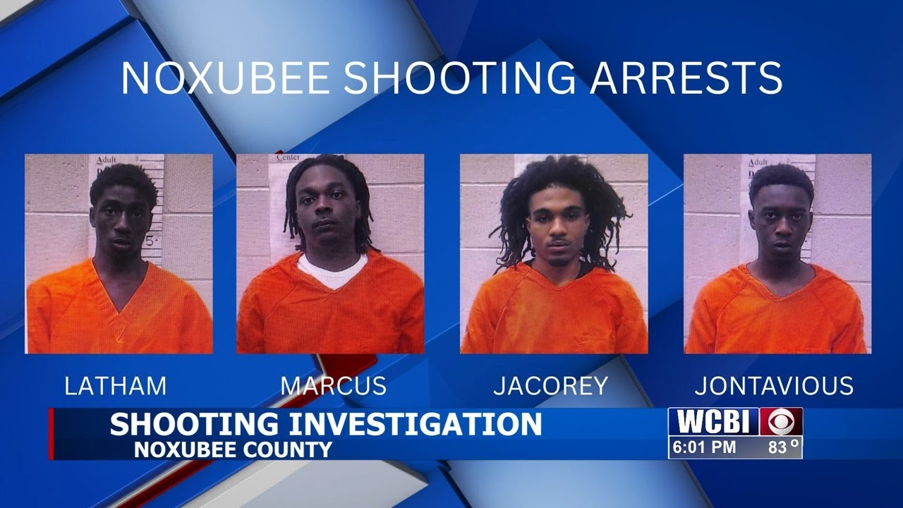 N.C.S.O. Deputies arrest four people in connection to a shooting
