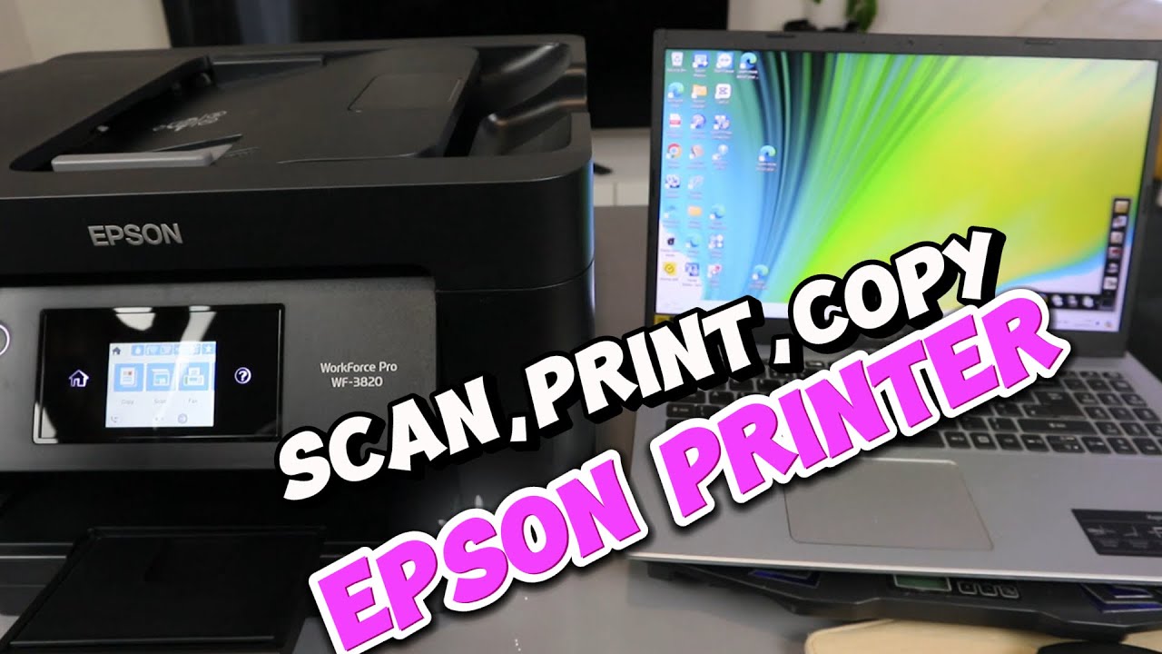How To Print, Scan, Copy With Epson WF Pro All-In-One Printer, Review!!
