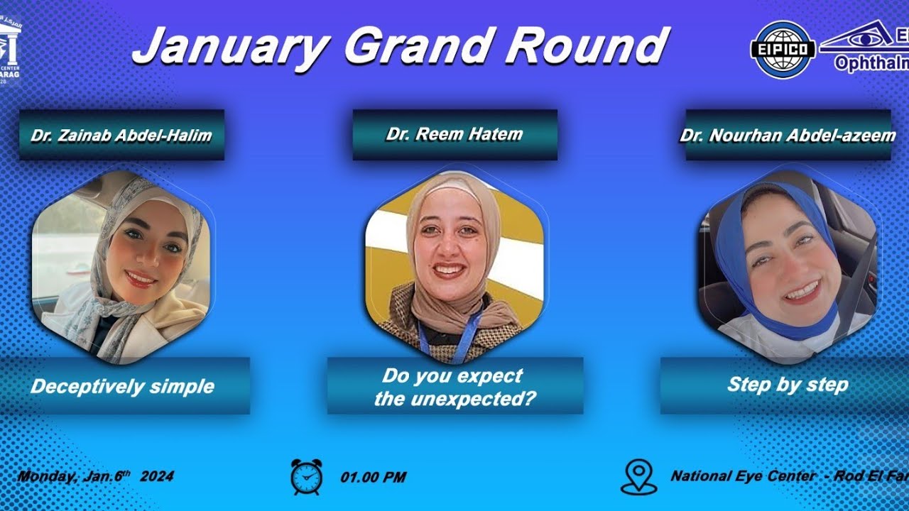 Do you expect the unexpected? with Dr Reem Hatem (grand round 1) 2025