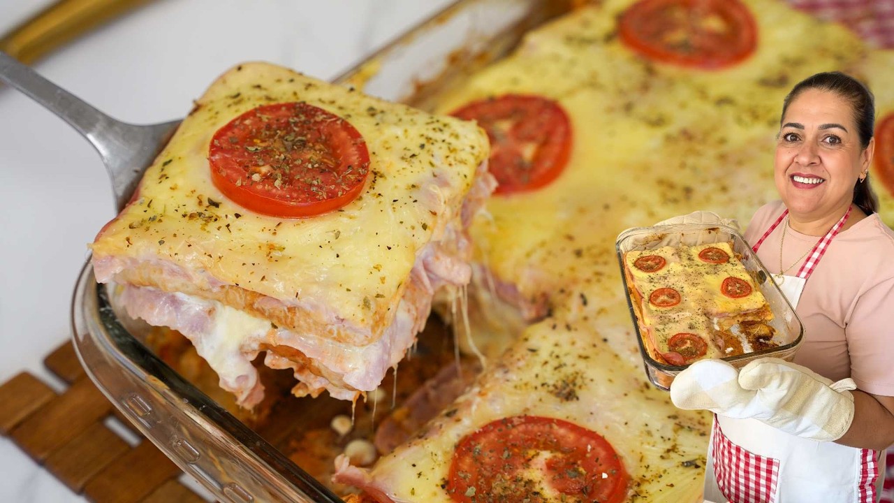 FAÇA ESSE LANCHÃO DE FORNO DE PREGUIÇOSO | SUPER FÁCIL E RÁPIDO