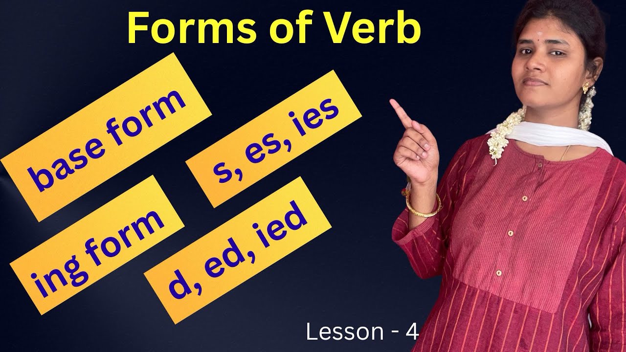 Forms of verb | English grammar in tamil | Spoken english made easy