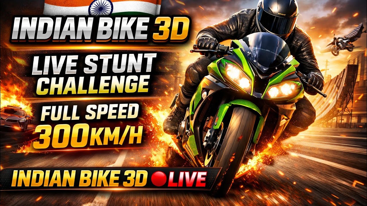 AP_Gaming is live Indian bike driving 3d live full enjoy game ke andar masti😅