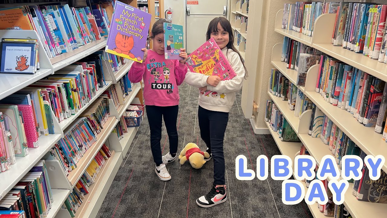 Vlog from our city library! 📚 