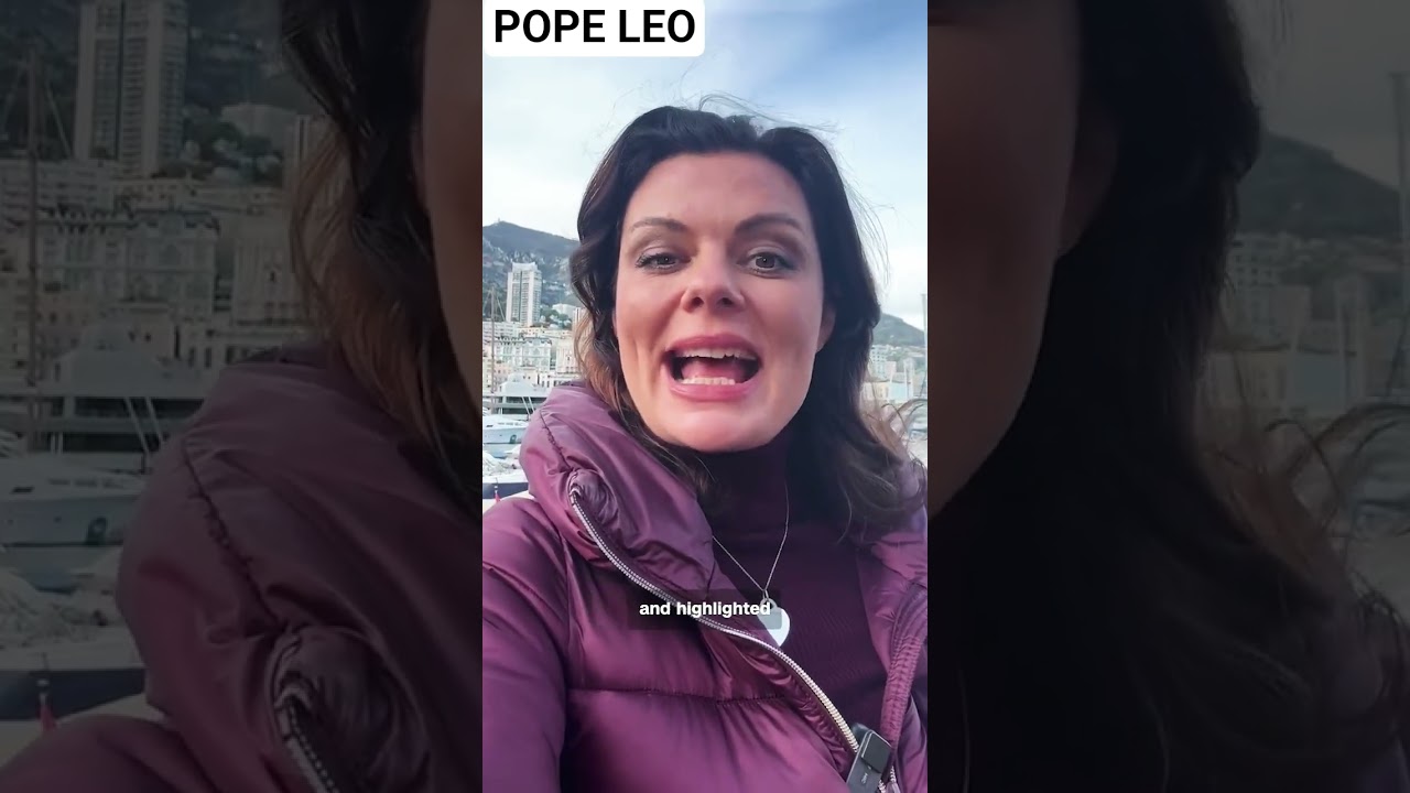 Pope Leo Makes Historic Visit to Monaco #popeleo #monaco #historicvisit
