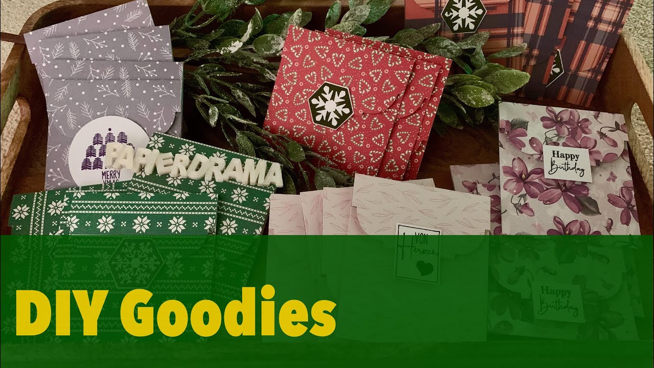 ⭐ schnell & einfach! Goodies aus Papier - basteln mit Action | Papierdrama 💕