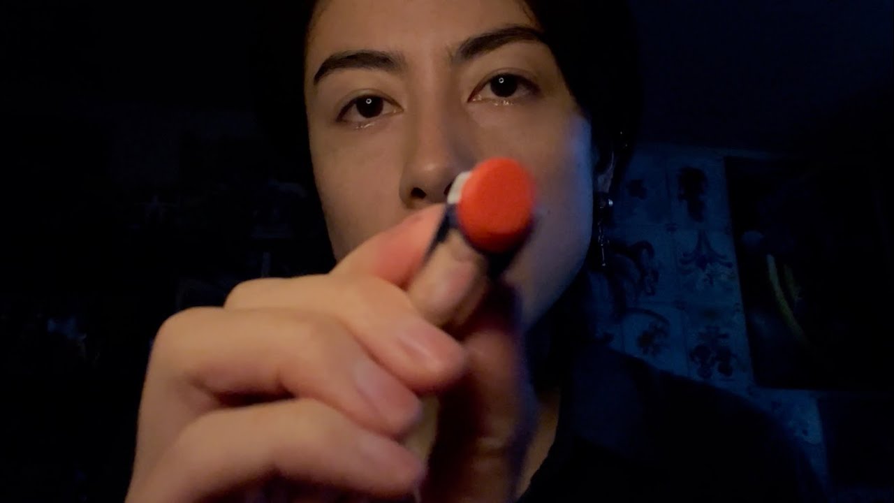 (Japanese) Soft Speaking and Gentle Sounds ASMR (Glass perfume bottles, lip balm, visuals)