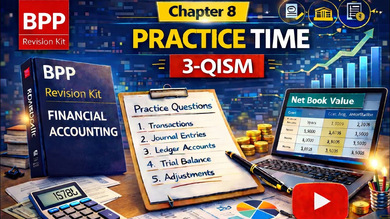 Practice time | 3-qism | Chapter 8 | Intangible Assets (IAS 38) | O’zbek tilida #acca #accounting
