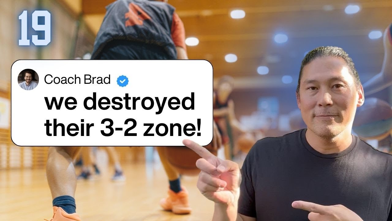 Set Play vs. 1-2-2 or 3-2 Zone Defense - Two Person Game
