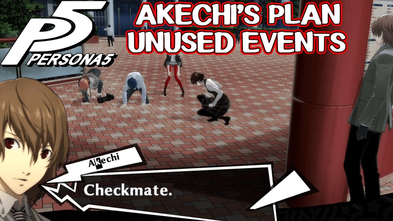 Akechi's plan - Unused cutscenes - Persona 5
