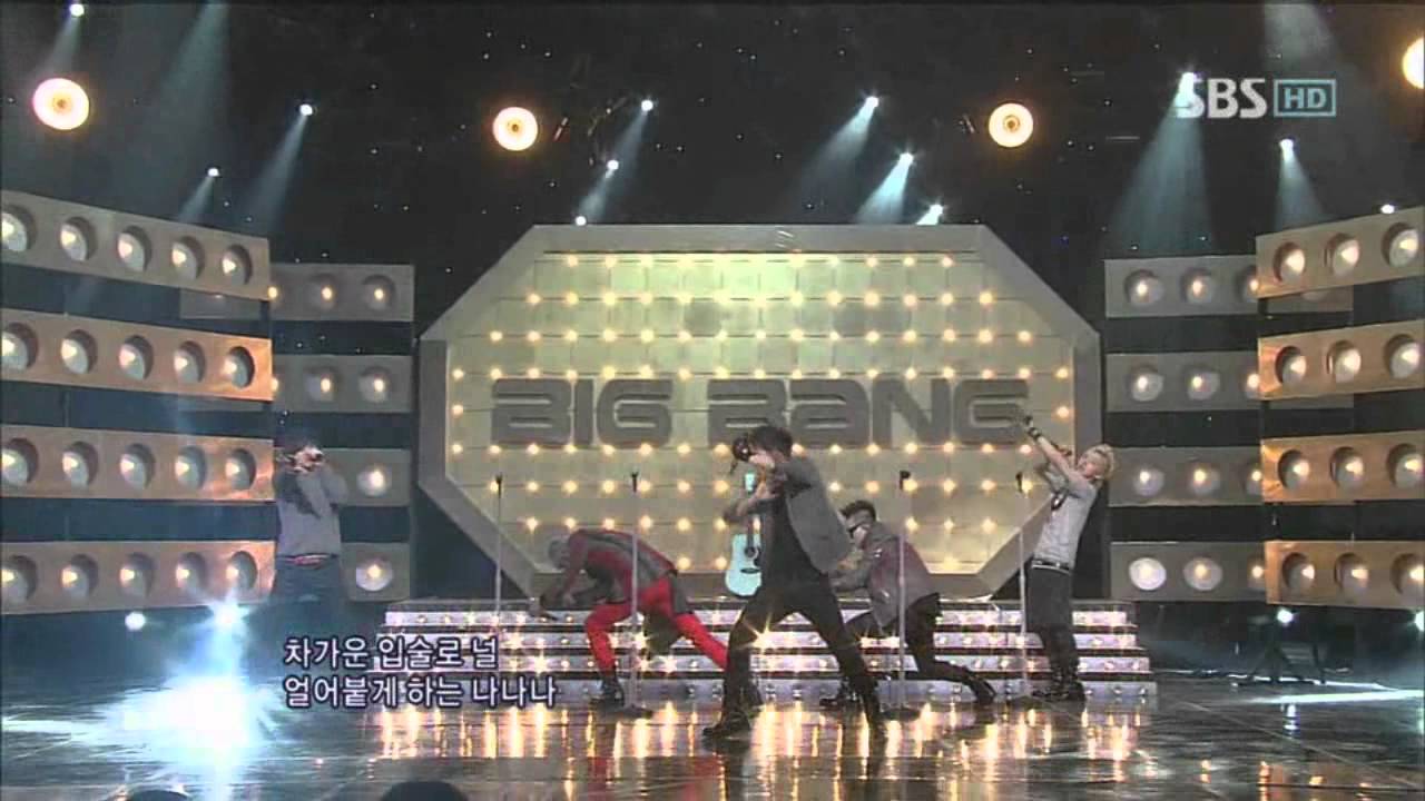 BigBang - Tonight (Большой взрыв - Tonight) @SBS Inkigayo Популярная песня 20110313