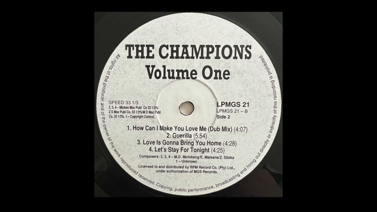 The Champions - Love Is Gonna Bring You Home