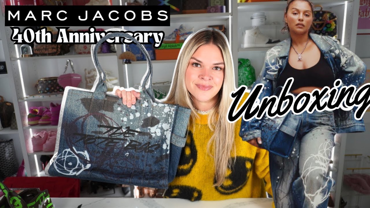 MARC JACOBS x FUTURA Tote Bag Unboxing 40th Anniversary Collaboration