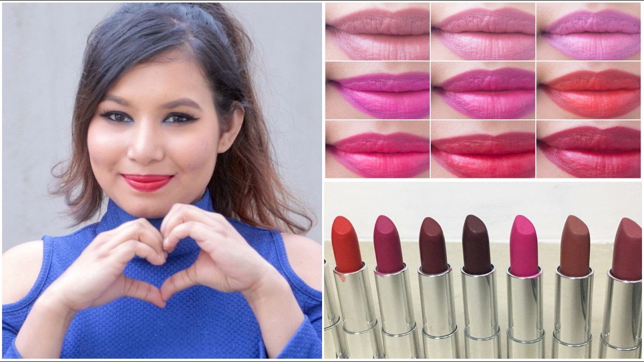 Maybelline Colorsensational Creamy Matte Swatches | Sonal Sagaraya